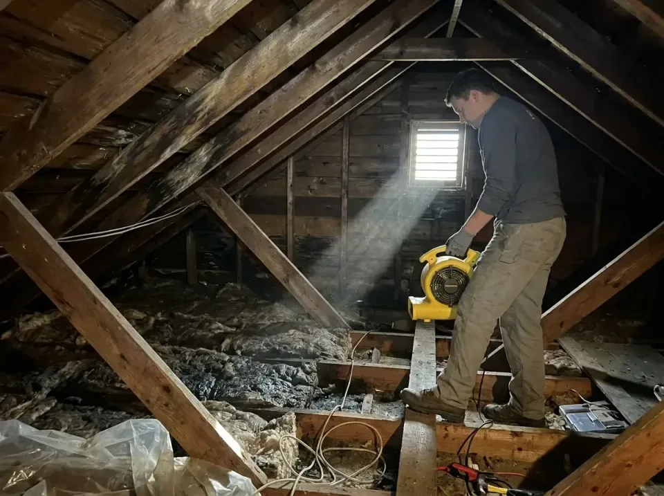 attic-water-damage-drying-proc-007 — frequently asked questions, Emergency Water Extraction & 24/7 Flood Response in Gluckst…